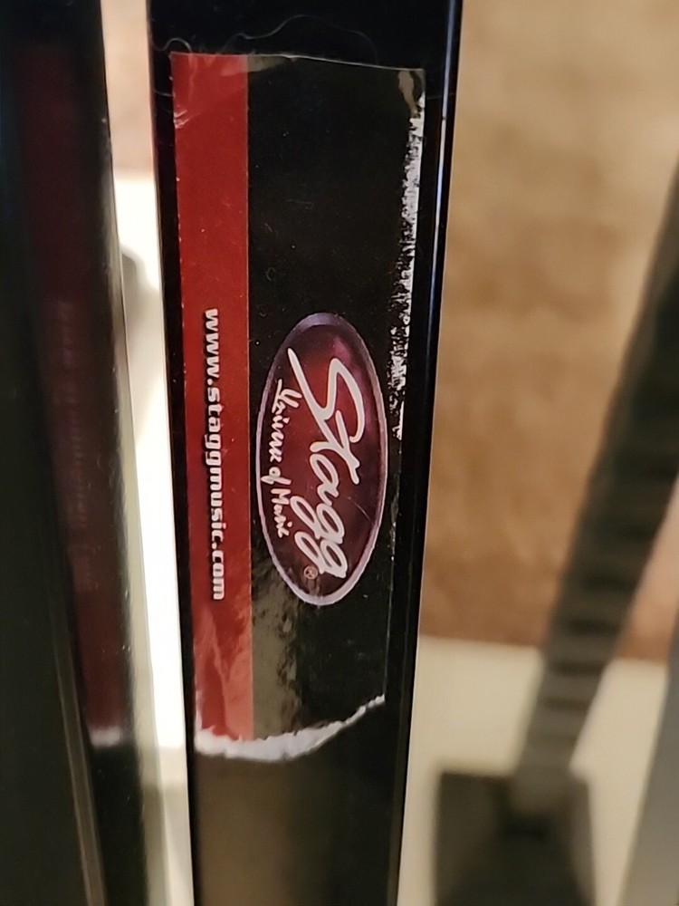 Double X-shaped keyboard stand Black