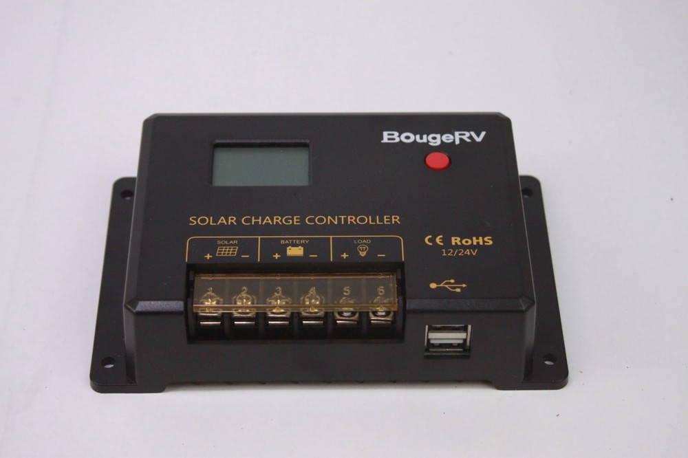 BOUGERV HC2430N 30A PWM NEGATIVE GROUND SOLAR CHARGE CONTROLLER
