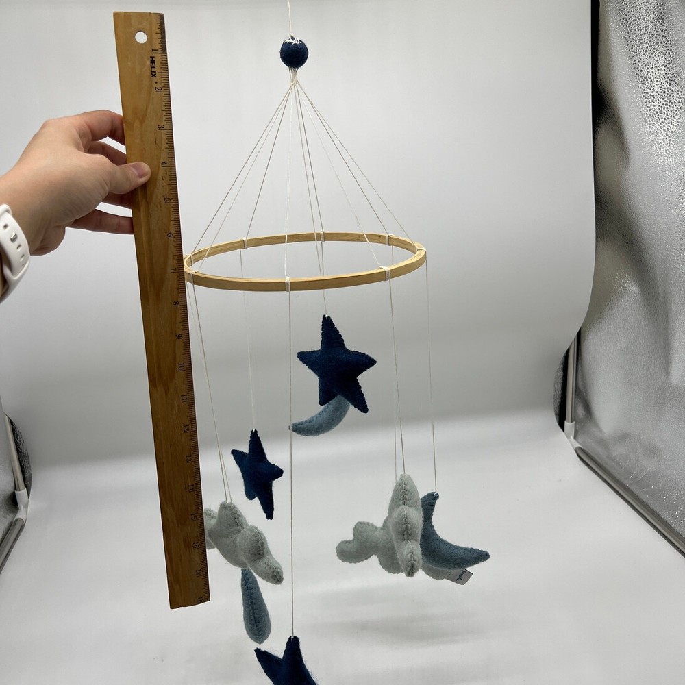 Gamcha Mobile, Cloud/Moon/Stars, Blue