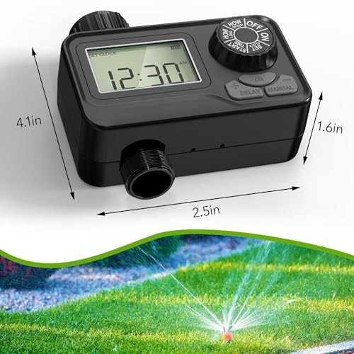 BN LINK Programmable Sprinkler Timer with Rain Delay – Waterproof 1 Outlet