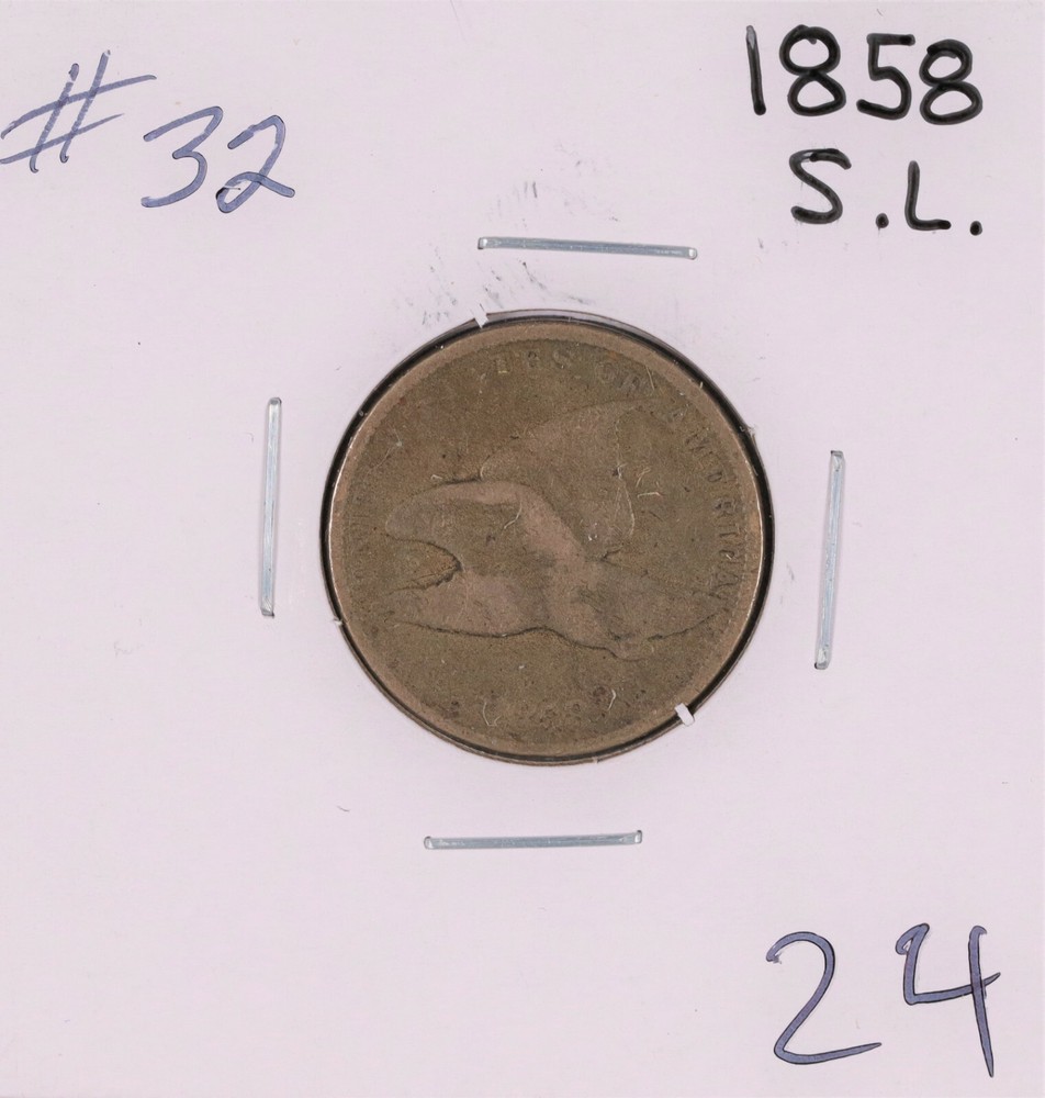 1858 S.L. Flying Eagle Cent #32