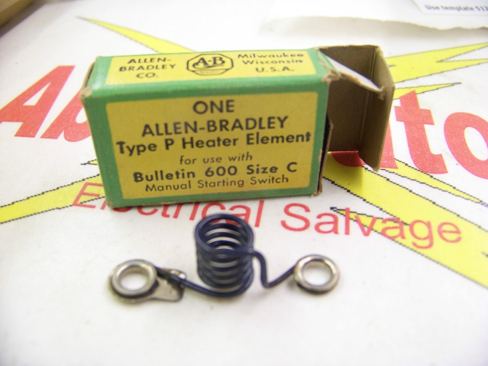 Allen Bradley P20 Overload Relay HEATER ELEMENT
