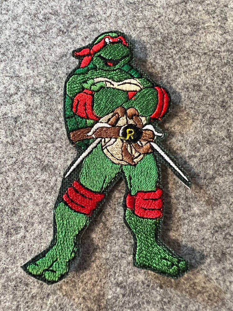 TMNT Iron on patch Raphael