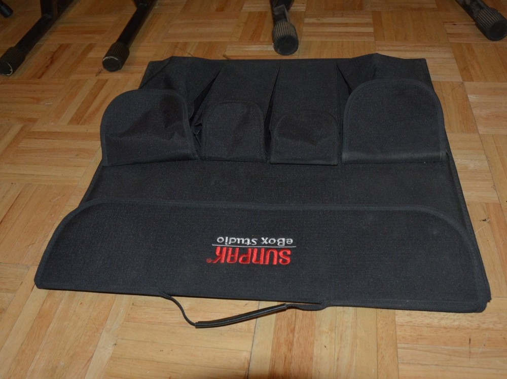 Sunpak ebox portable Folding studio 20"x20" lightbox w/variable digital lighting