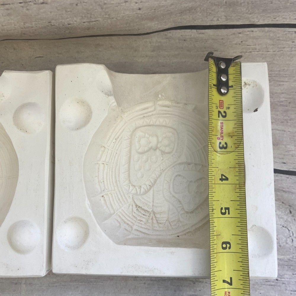 Gemini Ceramic Casting Mold Designing Owl Plater #101
