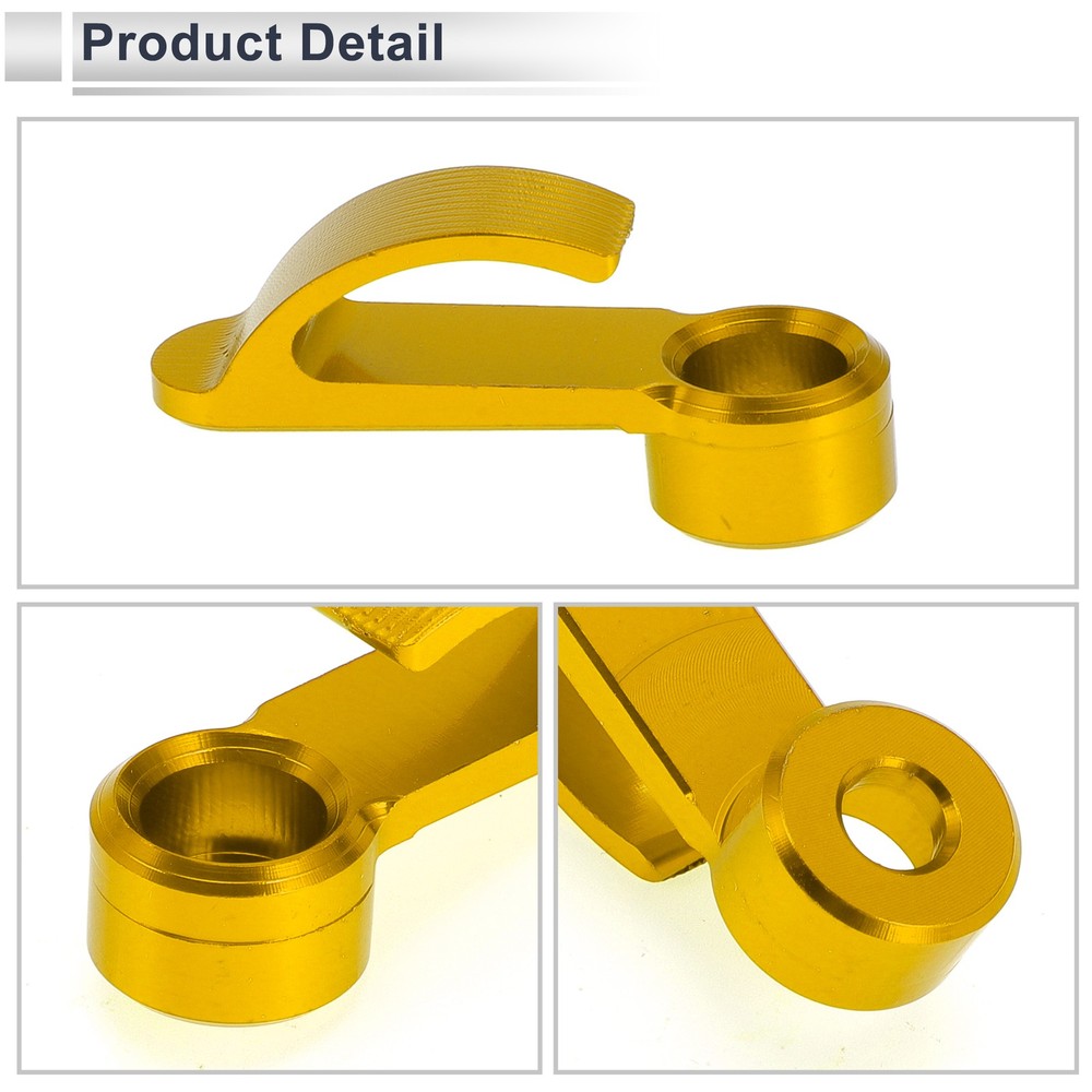 1 set universal hook for motorcycle handlebar load capacity gold tone