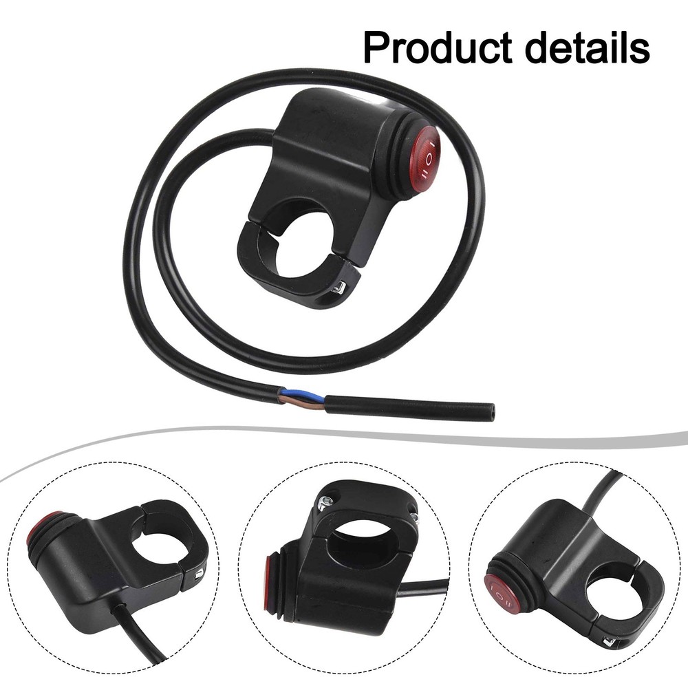 Compact Design Motorcycle Light Control Switch with Waterproof Feature