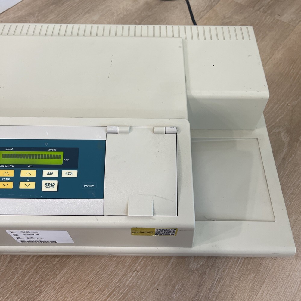 MOLECULAR DEVICES SPECTRA MAX PLUS MICROPLATE SPECTROPHOTOMETER READ