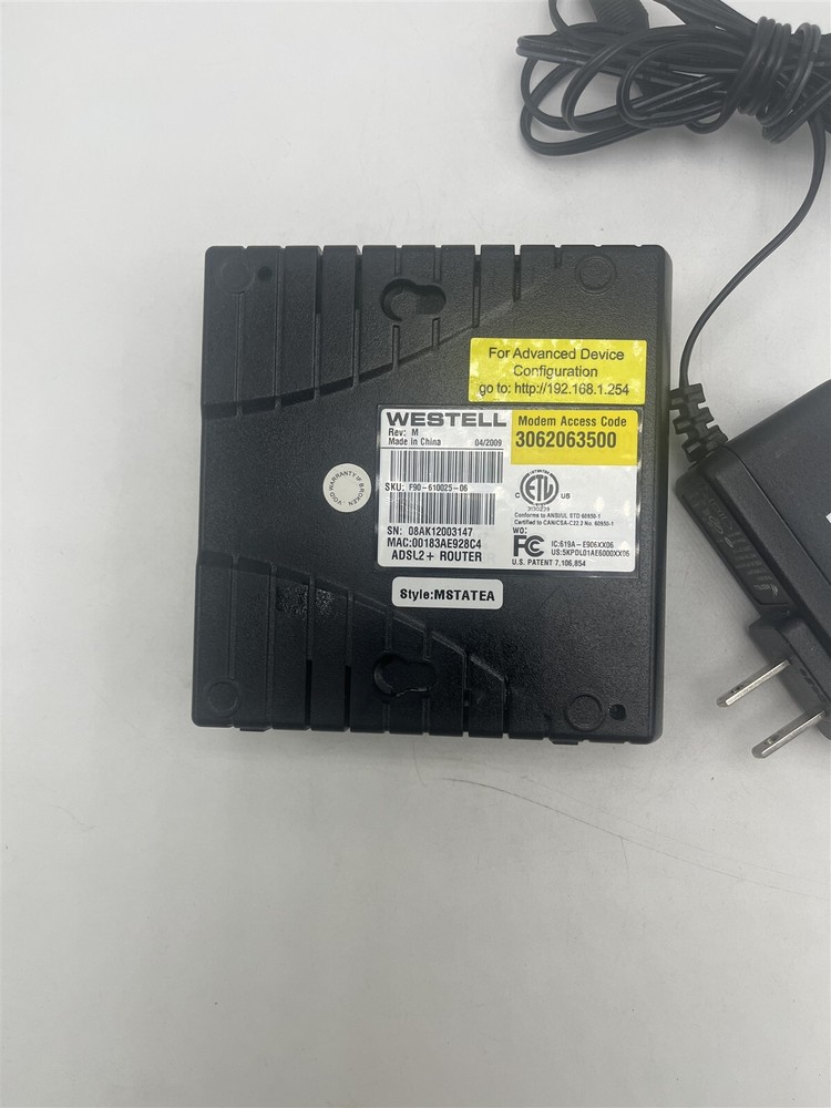 Westell ADSL2 + Router