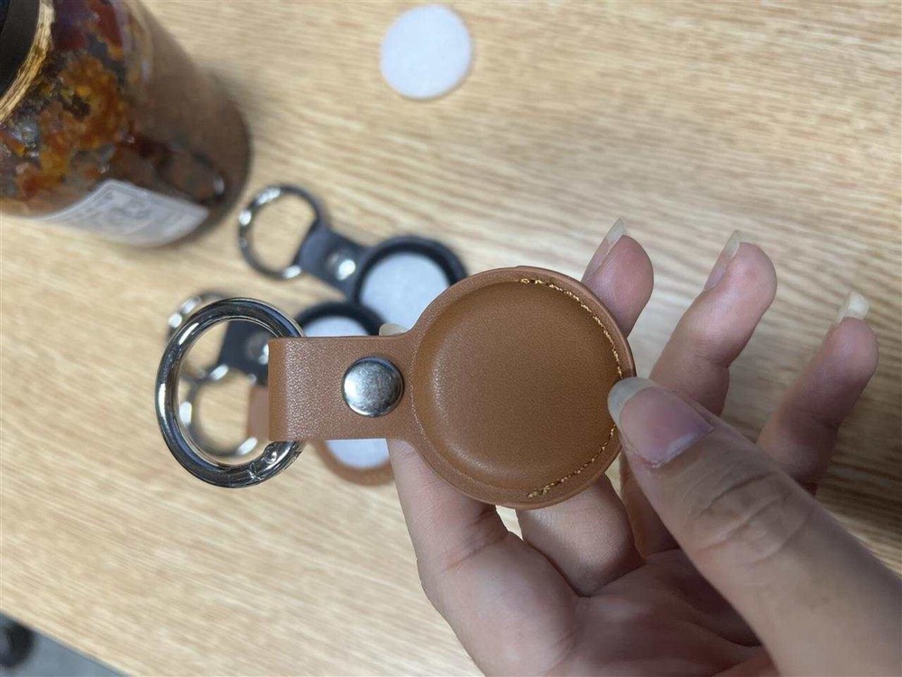 Apple AirTag Leather Key Ring