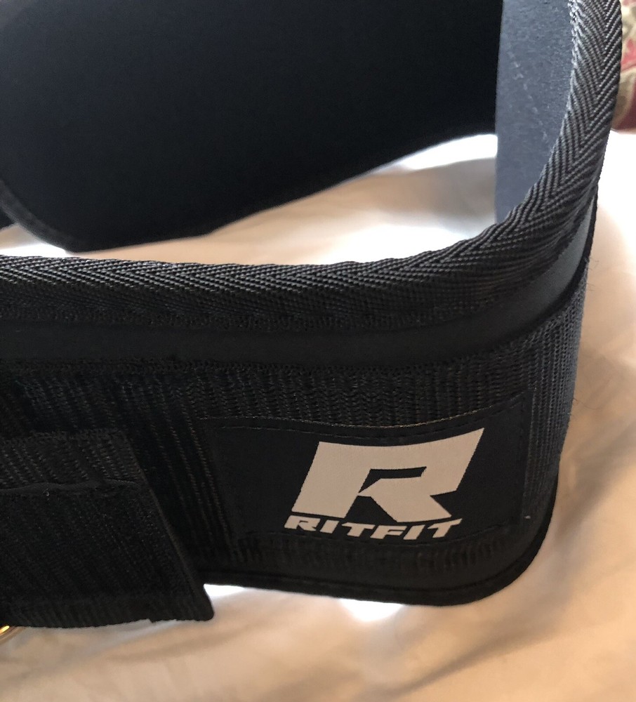 RitFit Weight Lifting Belt- Black (Medium)