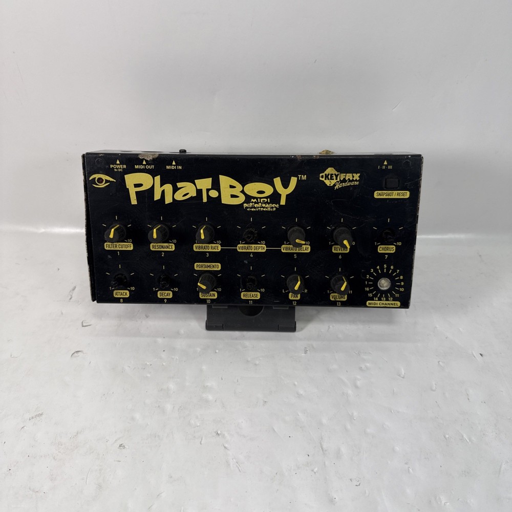 (AS-IS READ) Phat boy Midi Controller KeyFax Hardware