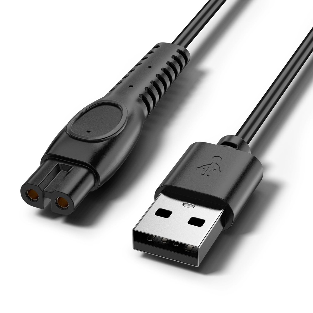 Charging Cable for Philips Sonicare Cordless Power Flosser 3000 Black