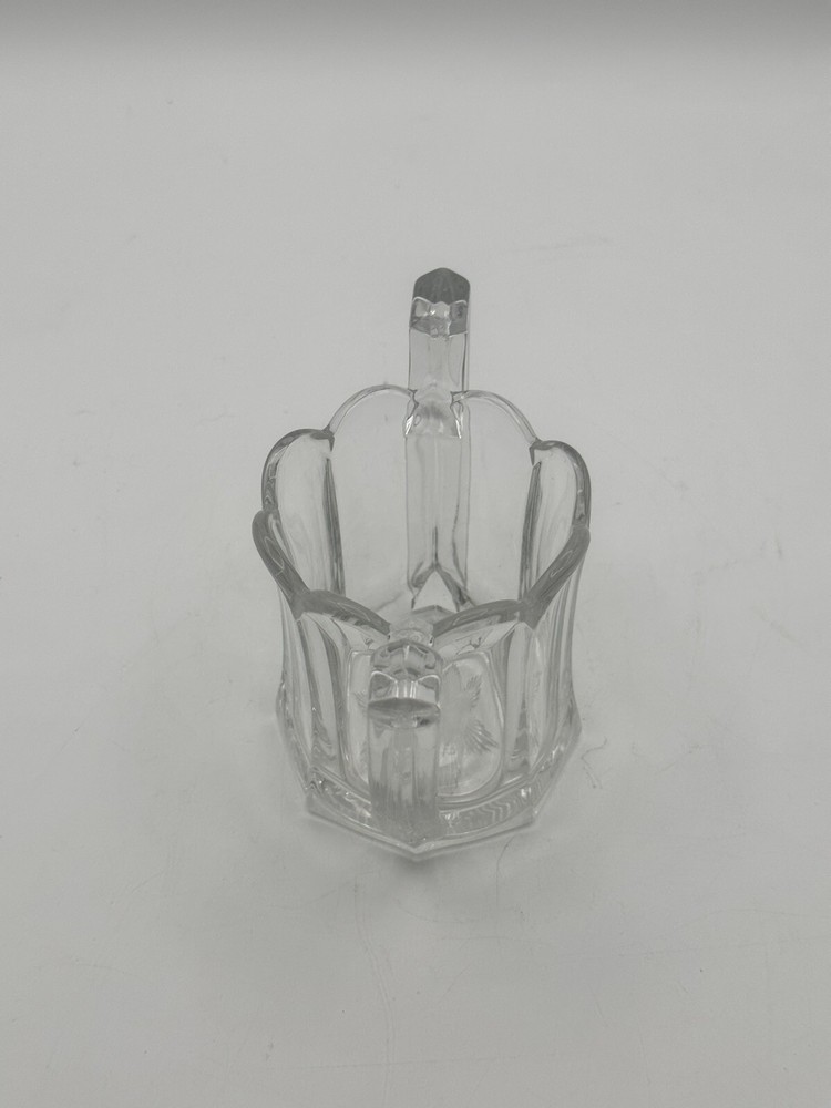 EAPG 1907 Patented Krys-Tol Hexagonal Chippendale Clear Sugar Dish