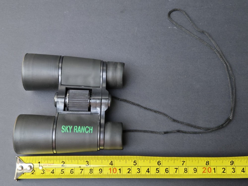 SKY RANCH Black Binoculars 4x30mm-1000yds