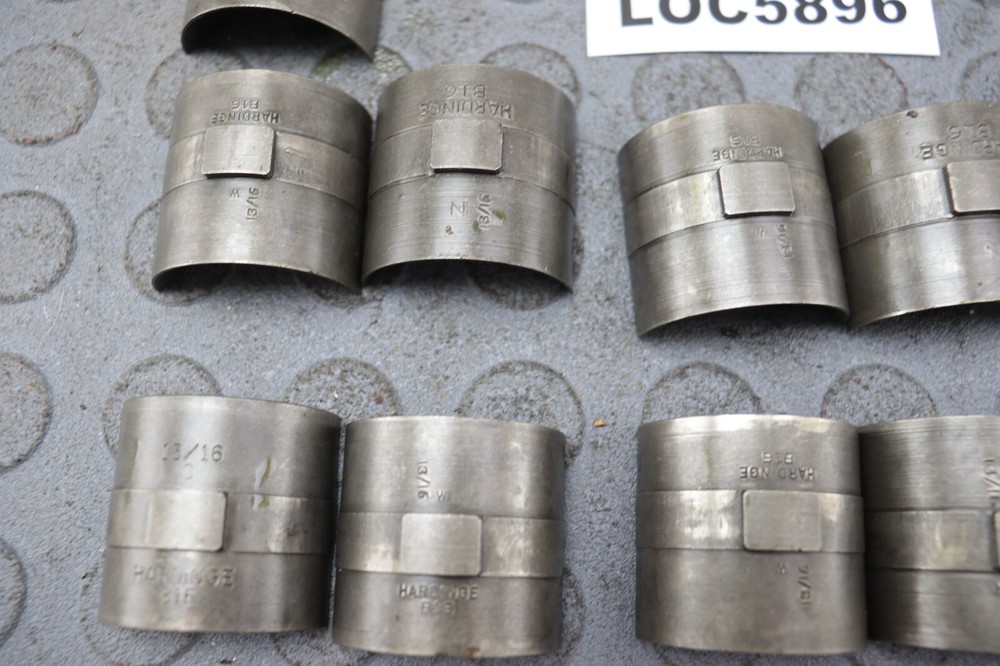 HARDINGE ( 13/16'' HEX ) B16 COLLET PADS READ DESCRIPTION ! LOC5896