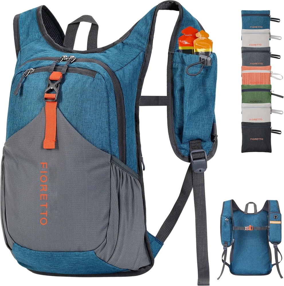 FIORETTO 10L Hiking Backpack Lightweight Packable Daypack Beige