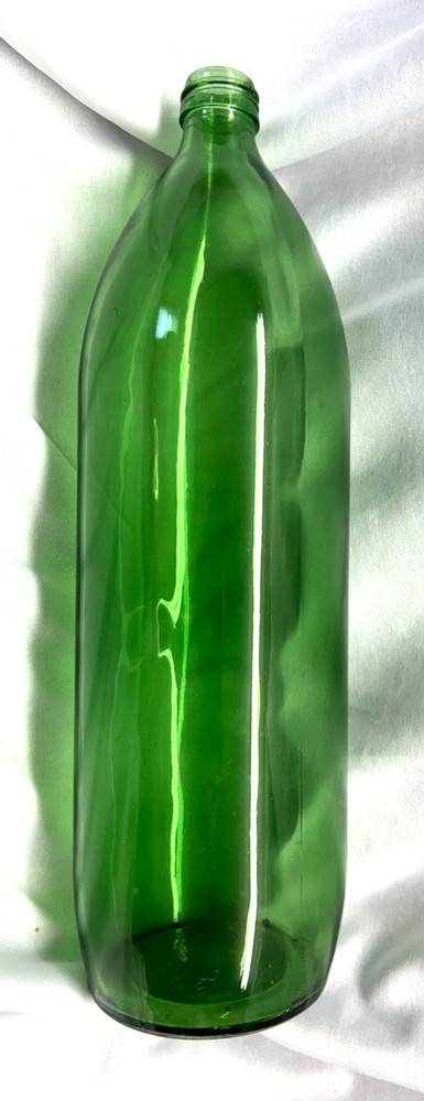 No Neck 12" Green Bottle Smooth Surface
