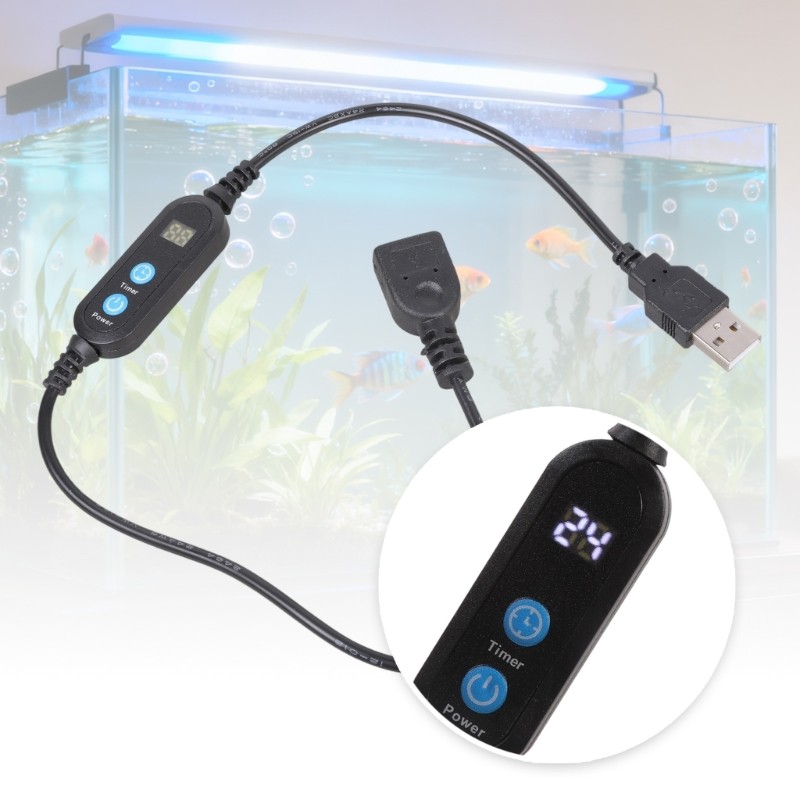 Adjustable USB Control Cable Compact Timer Line Electronics Energy Management
