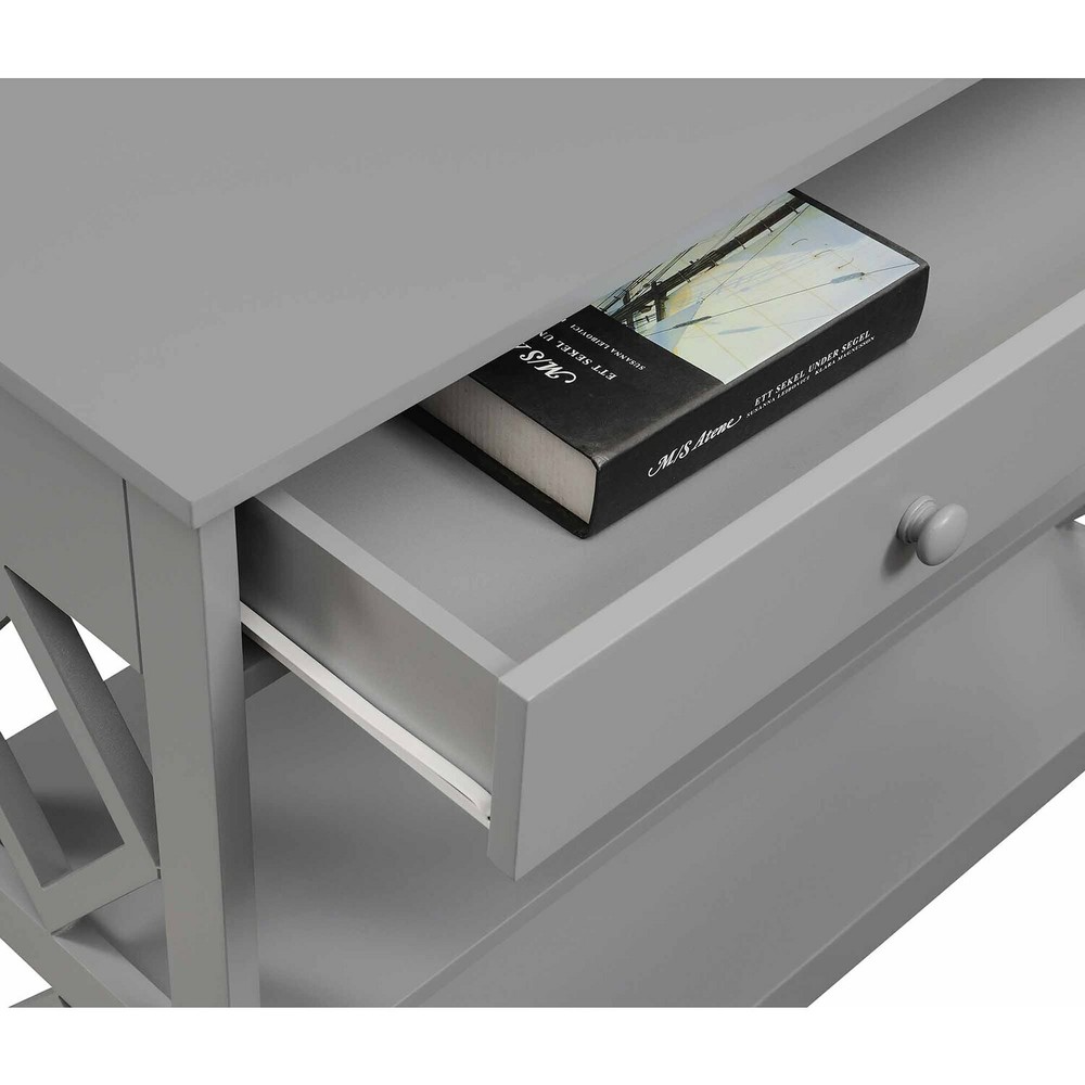 Convenience Concepts Diamond 1 Drawer Console Table