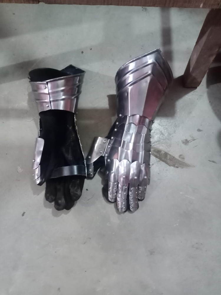 medieval knight gauntlets gothic gauntlet gloves set