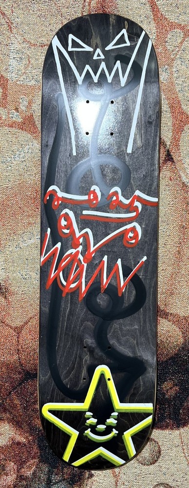 Asspizza Handprinted Skateboad Deck Brand New