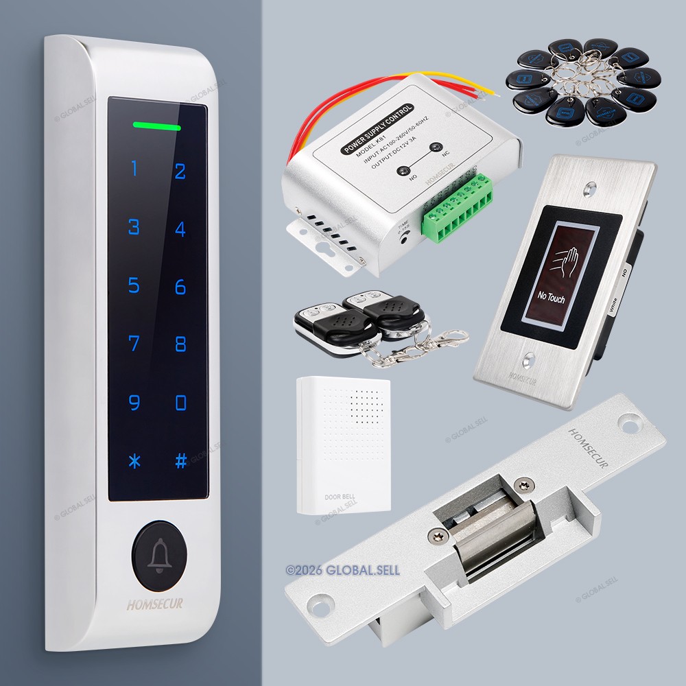 HOMSECUR APP WIFI Password Access Control Set NC Strike Lock
