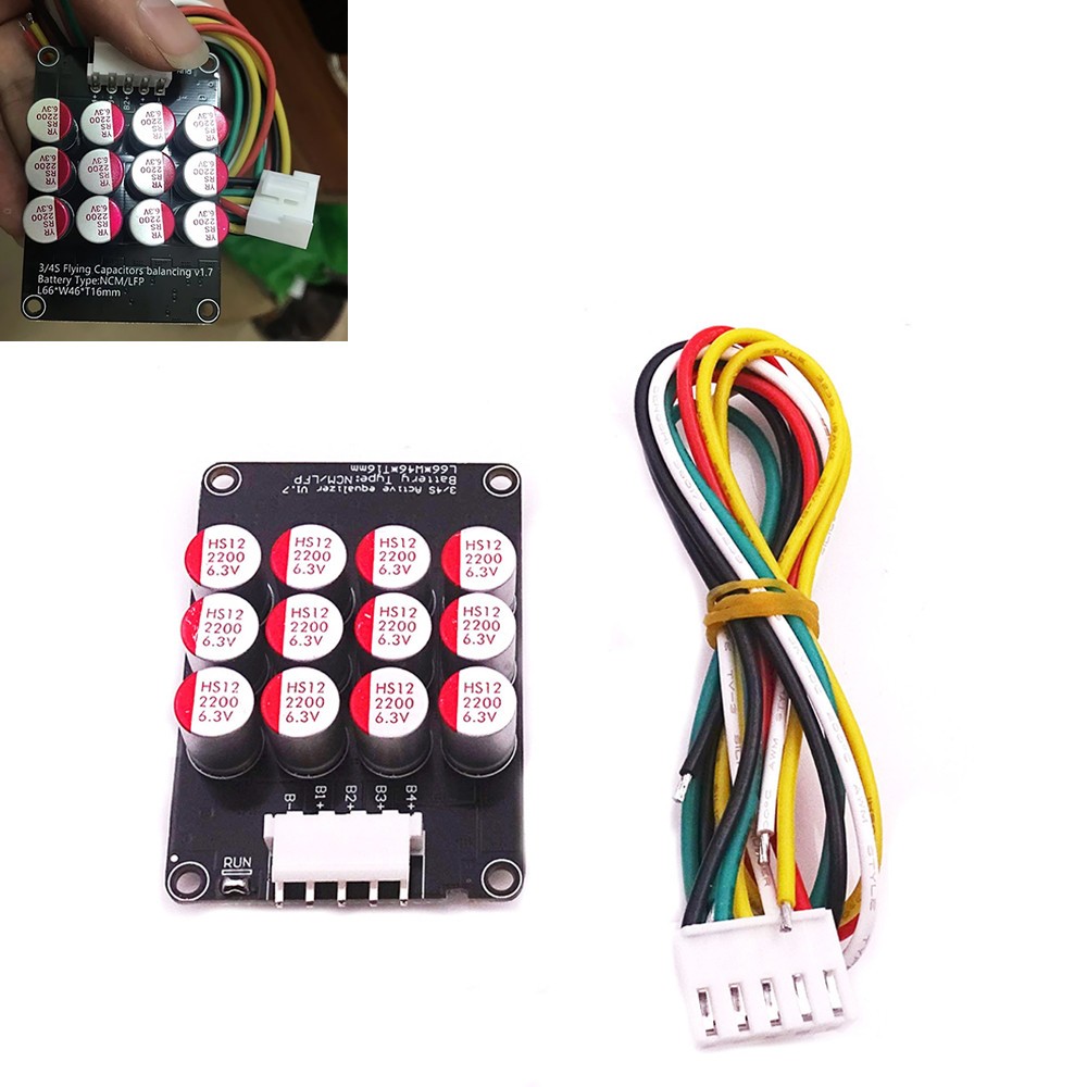 Capacitive Active-Balancer 4S Active Balancing Equaliser Board Li-ion NCM/LEP
