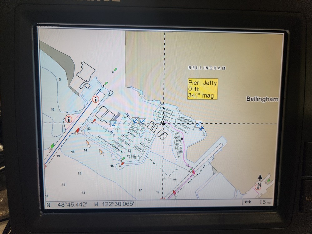 Lowrance LCX-113CHD Fish Finder 10" Color Display Chartplotter , WORKING !