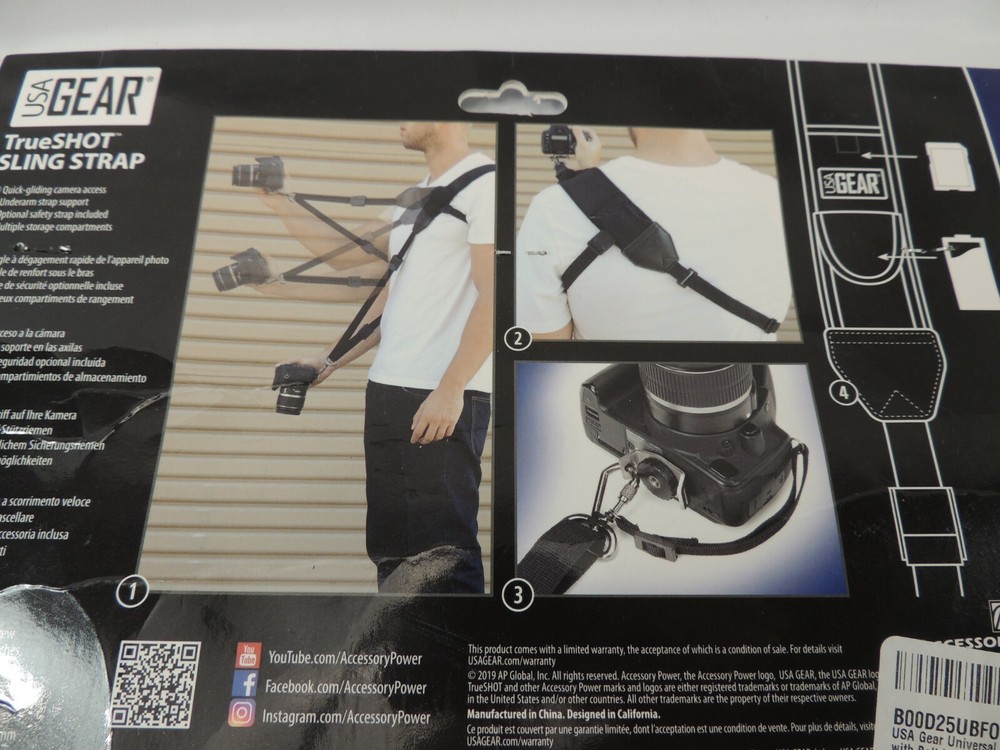 Sling Strap Neoprene Cushion W/ Accessory Storage
