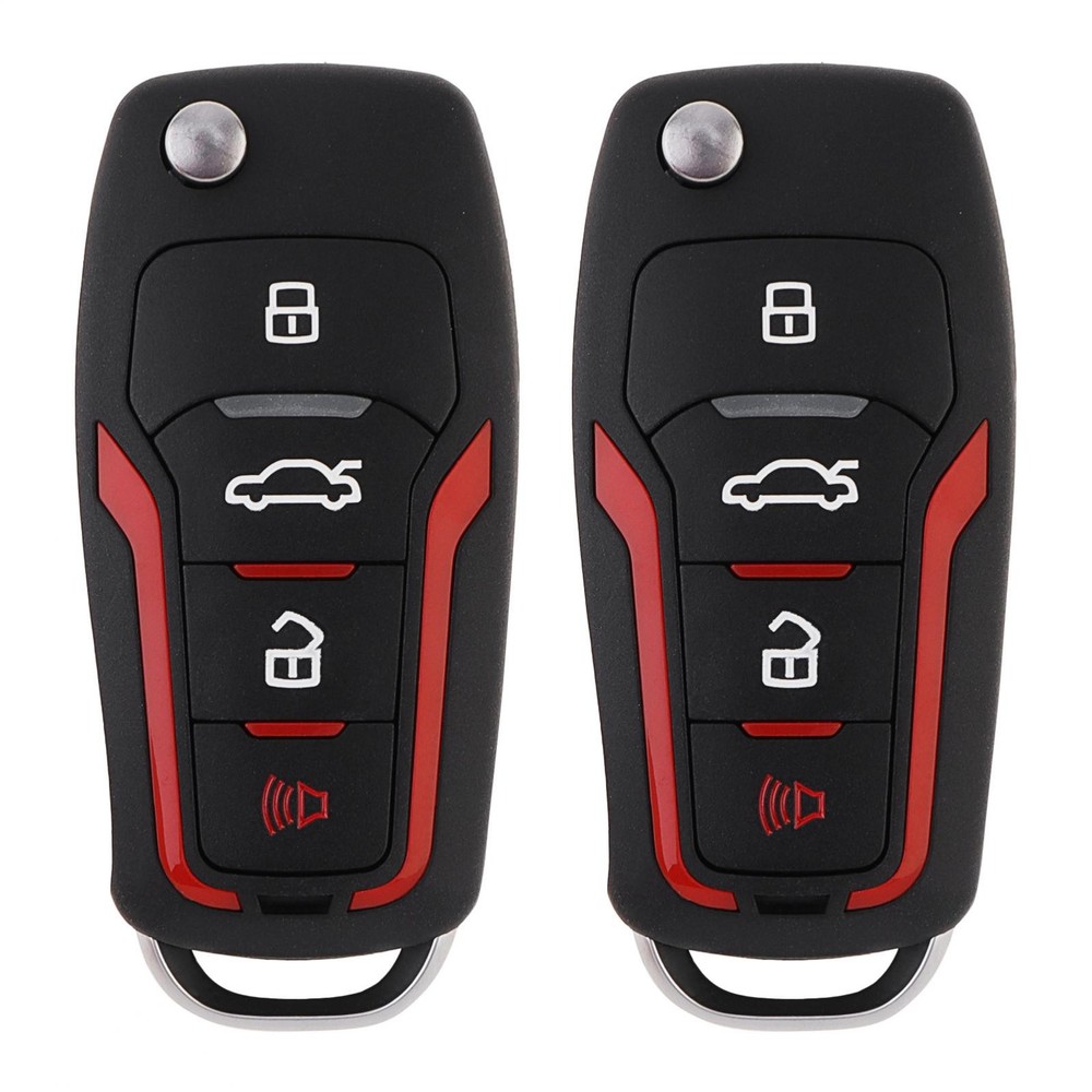 Universal 12V Car Alarm Keyless Entry System with Remote Control Siren Sensor