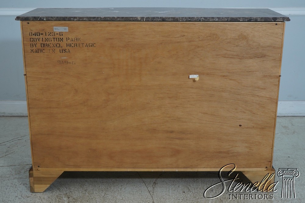 F65537EC: DREXEL Covington Park Marble Top Sideboard