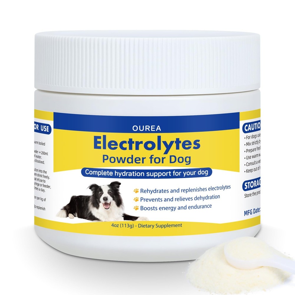 Electrolytes Powder for Dogs, Fast Hydration Support Prevents Dehydration,...