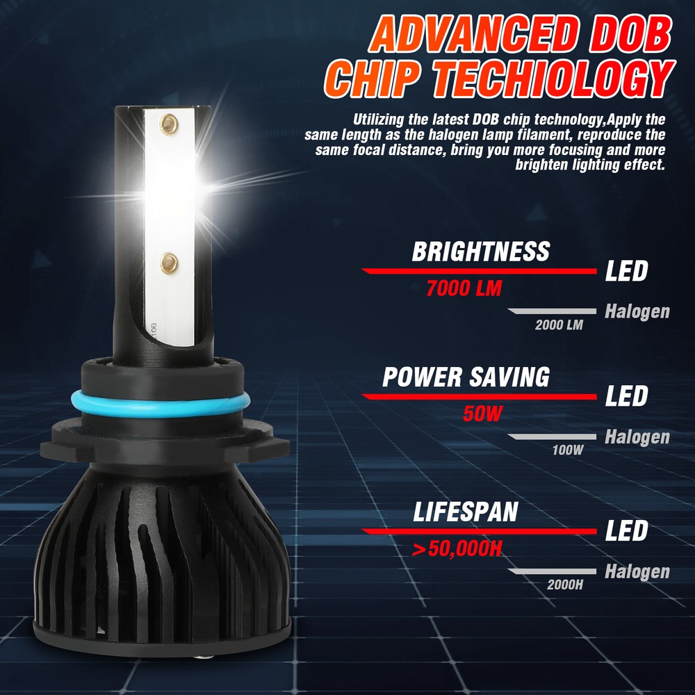 For Lexus SC300 SC400 1994-2000 LED Headlight High Low Beam + Fog Lights Bulbs