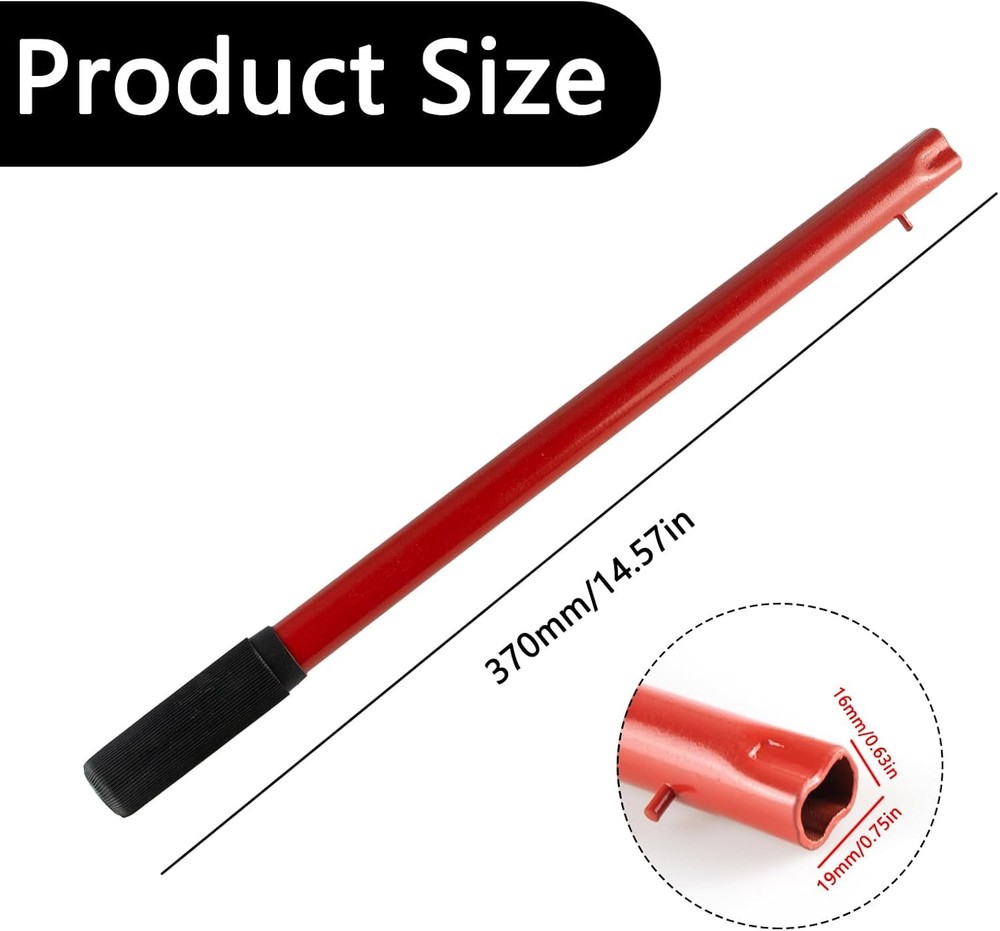 Horizontal Hydraulic Jack Handle Replacement Kit, 2 Ton Floor Jack Red Pole L...
