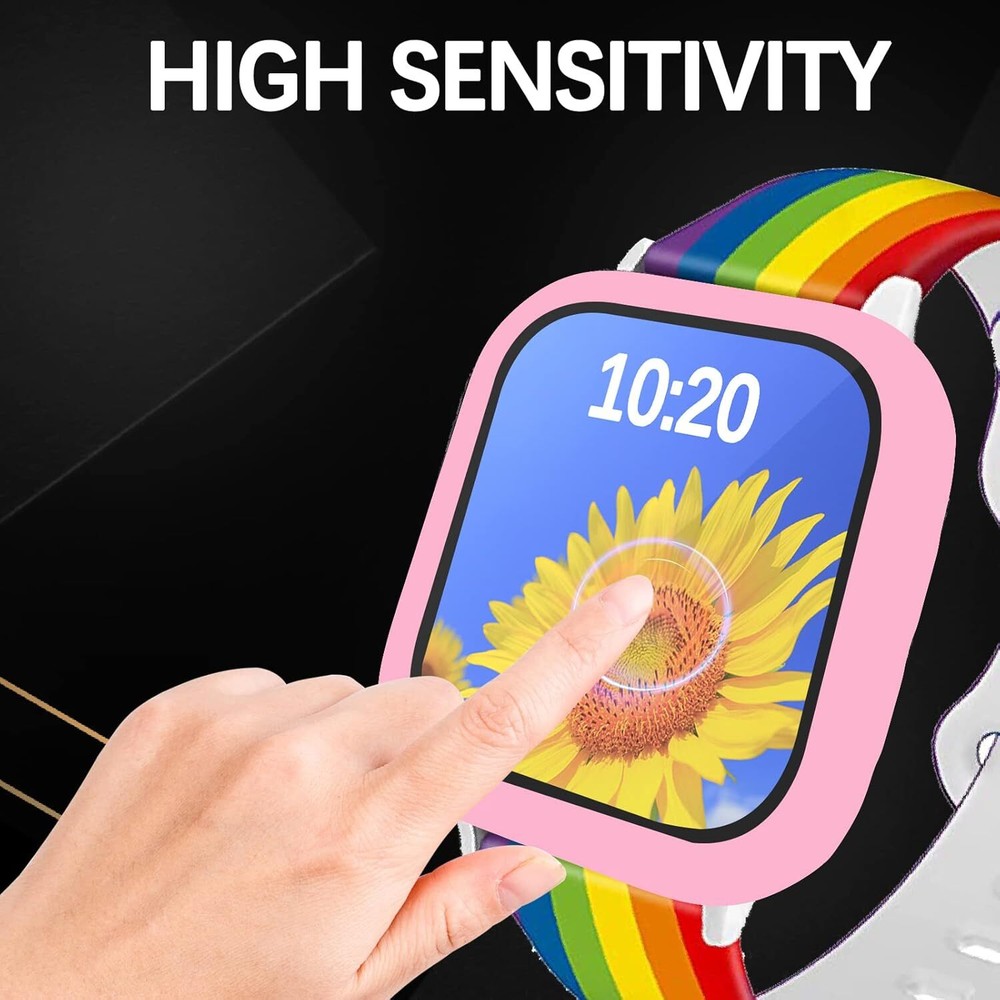 2PCS BENPNIU Hard PC Case Compatible with Gabb Watch Screen Protector, Full Cove