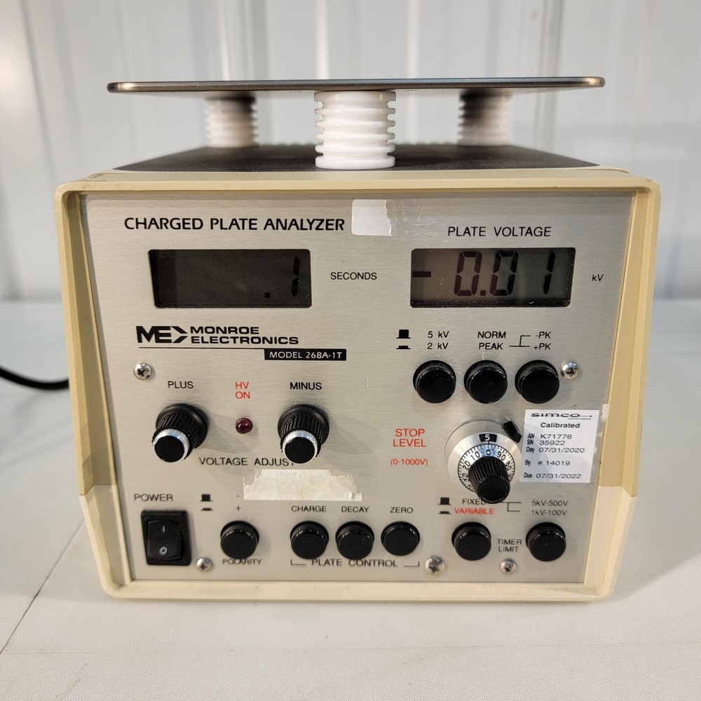 Fails Calibration Monroe Electronics Charged Plate Analyzer 268A-1T +/-6kV
