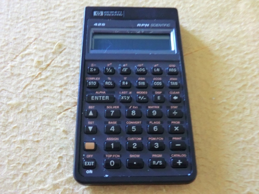 VINTAGE HP-42S Programmable Calculator