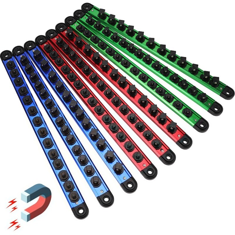9Pc Detachable Magnetic Socket Trays for Tool Box Drawer 120Pc