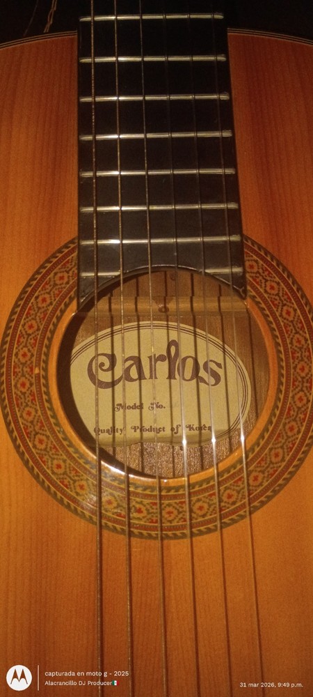 Carlos Classical Guitar 6 String Standard Brown