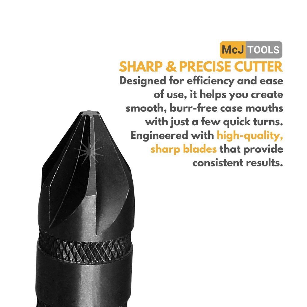 Reloading Chamfer Deburr Hand Tool 0.17-0.45cal