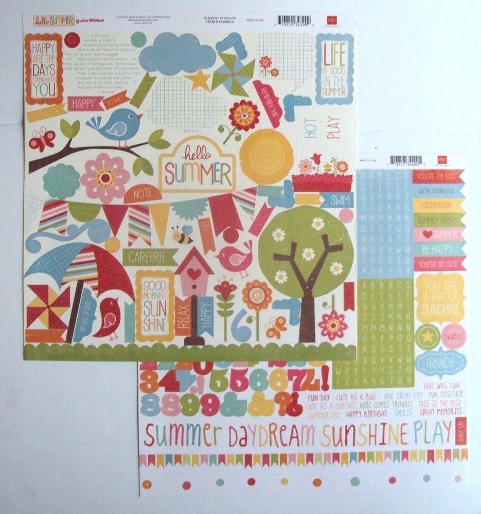 Echo Park Mega Sticker Value Kit #2, NEW