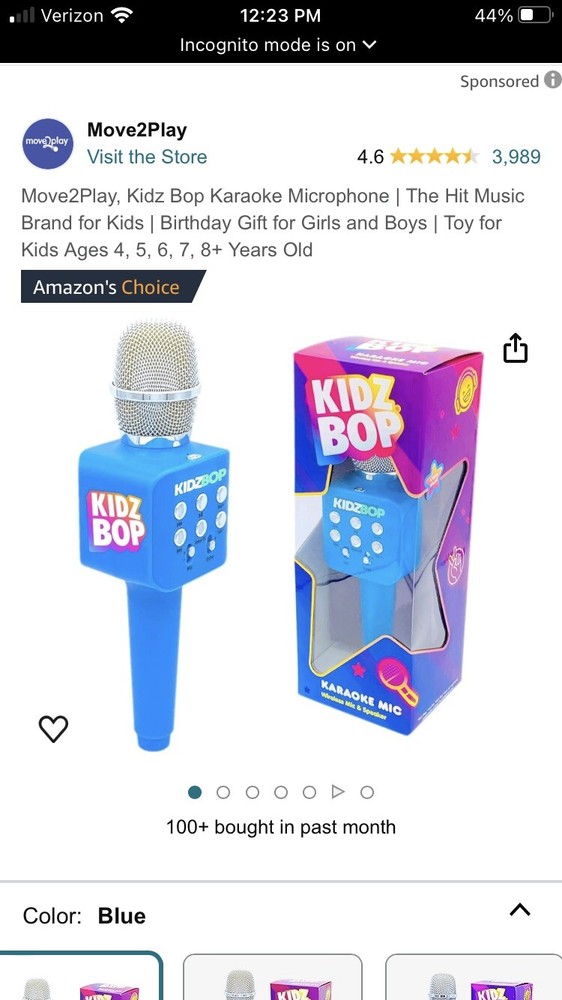 Kidz Bop Karaoke Microphone