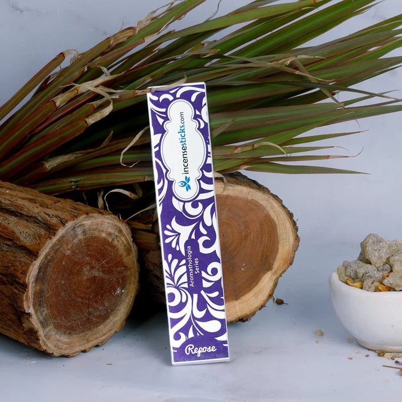 Repose Incense 8" 12 Sticks Packs: 5 Packs