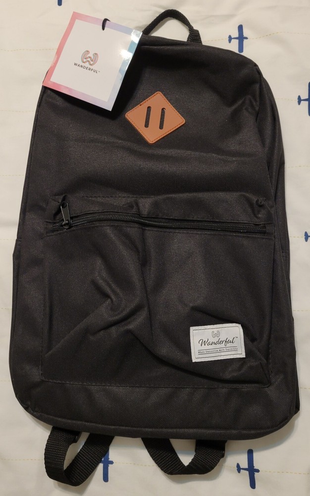 Wanderful School Backpack, Black
