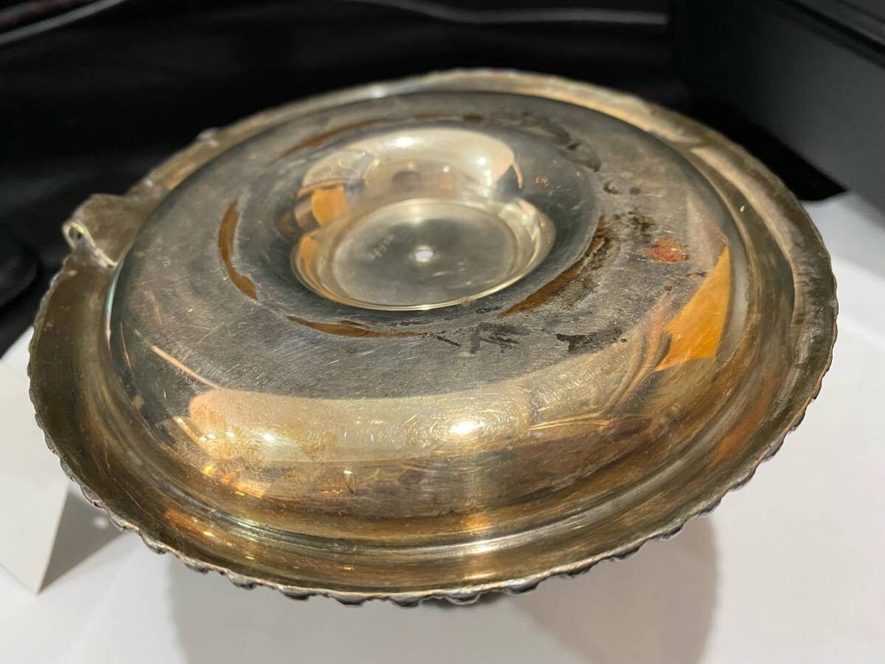 Silver Plated Chamberstick Candle Holder