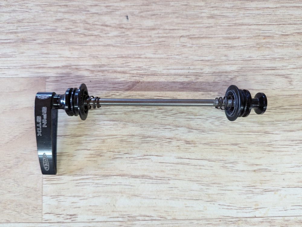 USE Spin Stix Titanium Blue Anodized Front Skewer Vintage Lightweight