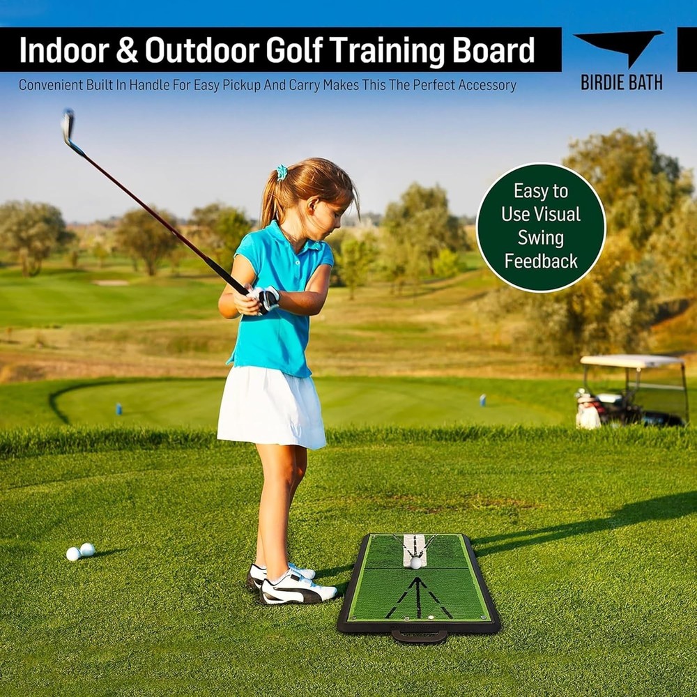 Birdie Mat Pro Golf Swing Training Mat - Instant Feedback & Real-Time Analysis