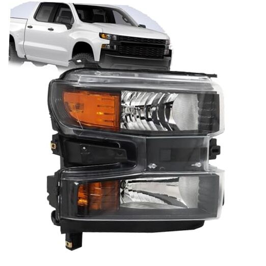 Headlight Assembly Replacement for 2019 2010 2021 Silverado Headlamp