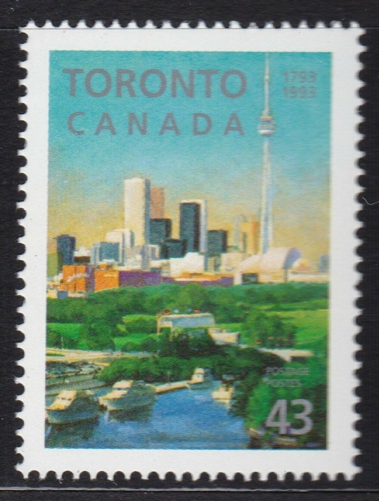 CANADA NO 1484, TORONTO BICENTENNIEL ,    MINT NH